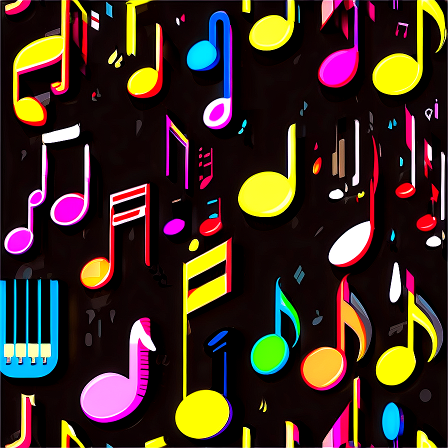 Notas Musicales Minimalist Png Uxk