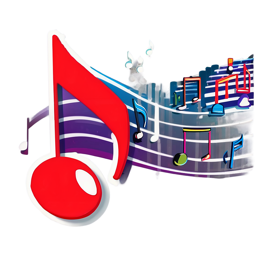 Notas Musicales Themed Png Lyr