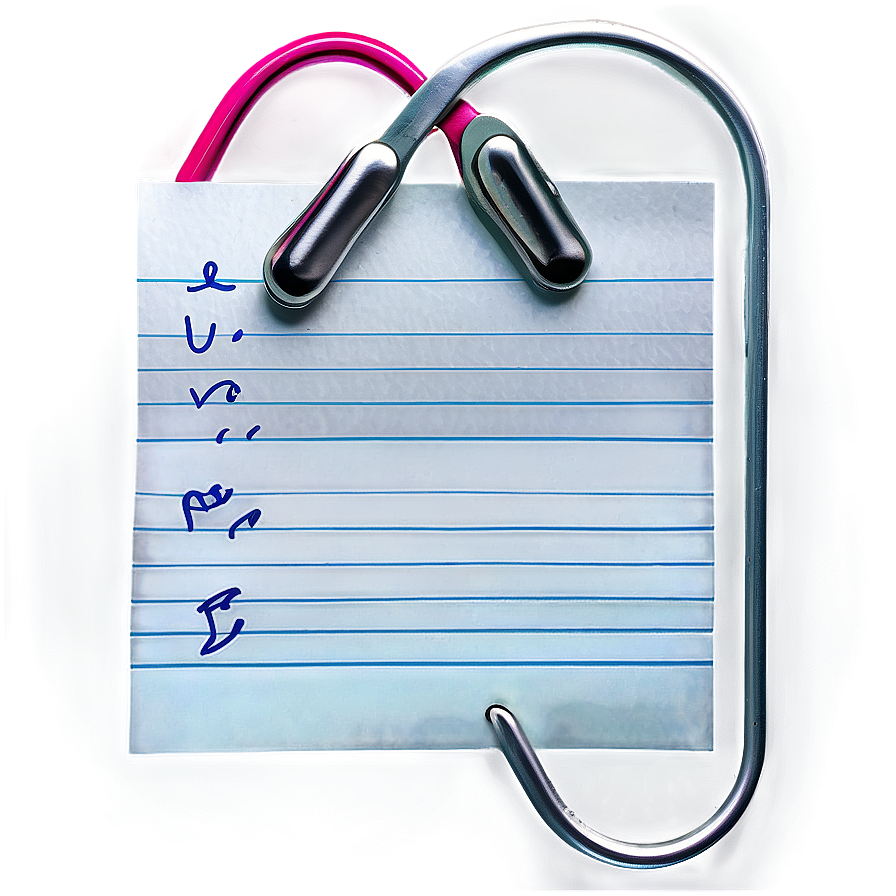 Note Paper Clip Png Ddv28