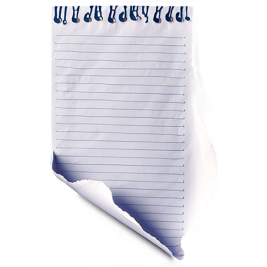 Note Paper Tear Png 47