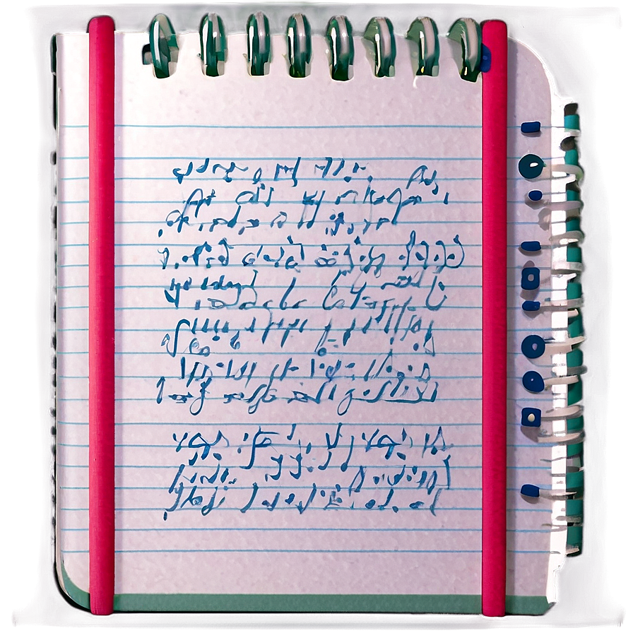 Notebook Paper For Writing Png 64