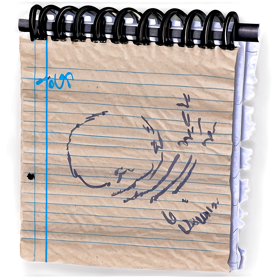 Notebook Paper Tear Png 05252024