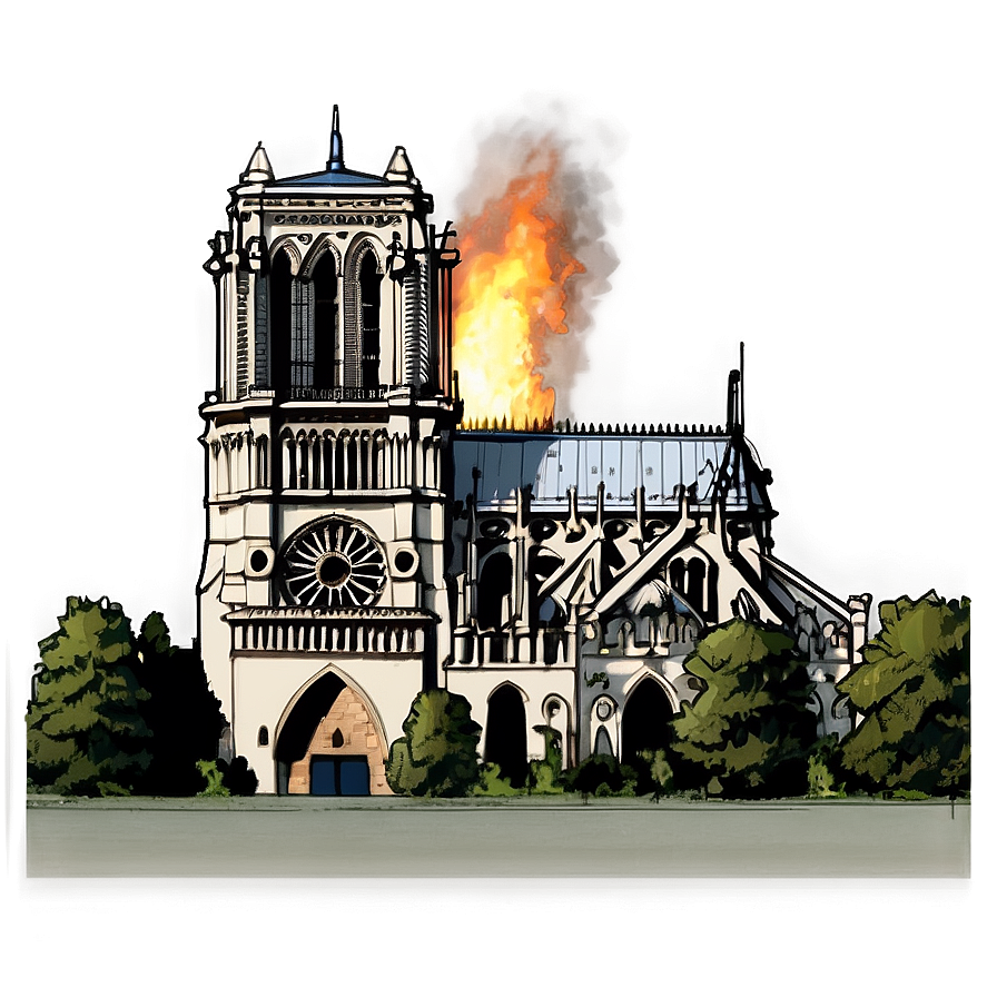 Notre Dame Fire Damage Reconstruction Png 33