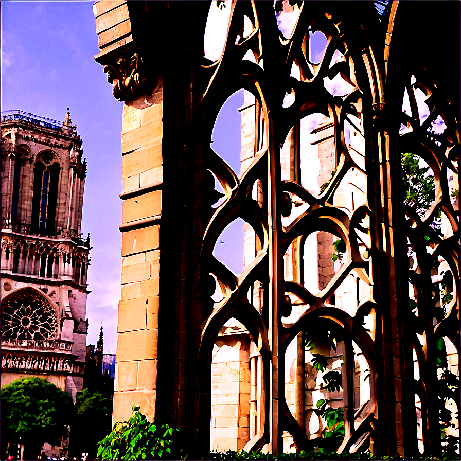 Notre Dame Flying Buttresses Png 63