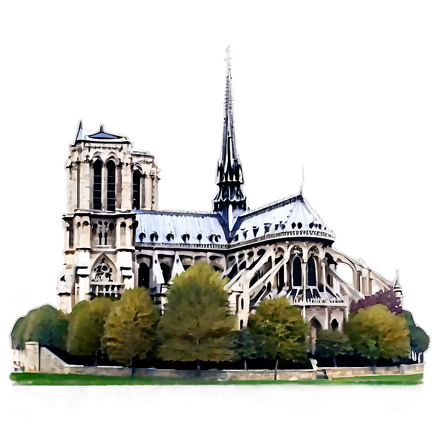 Notre Dame French Gothic Png Qyj