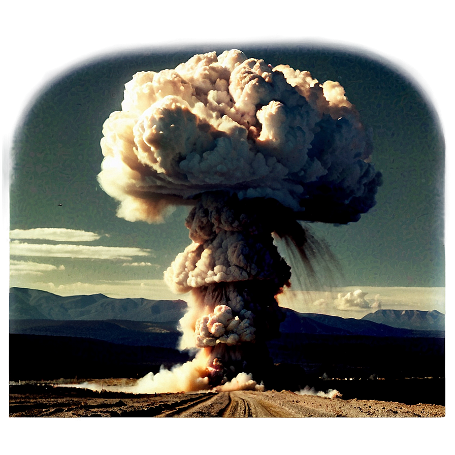 Nuclear Bomb Test Png Sat