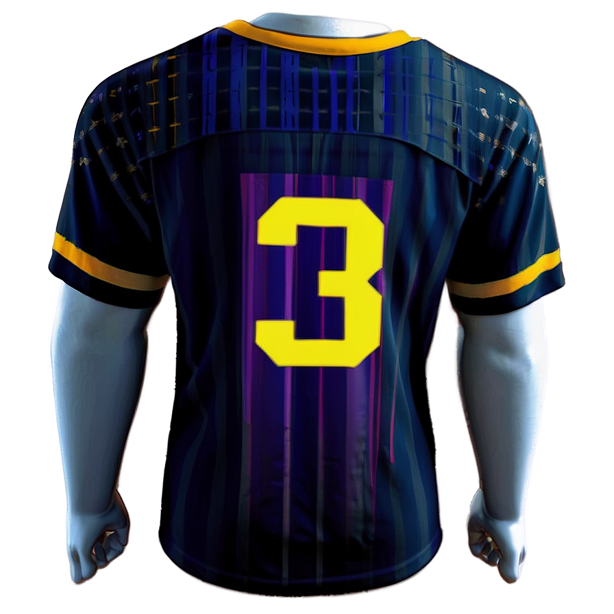 Number 3 Sports Jersey Png Cbw94