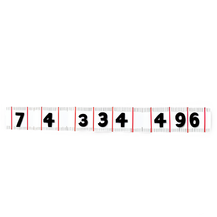 Number Line 1-100 Clipart Png 06132024