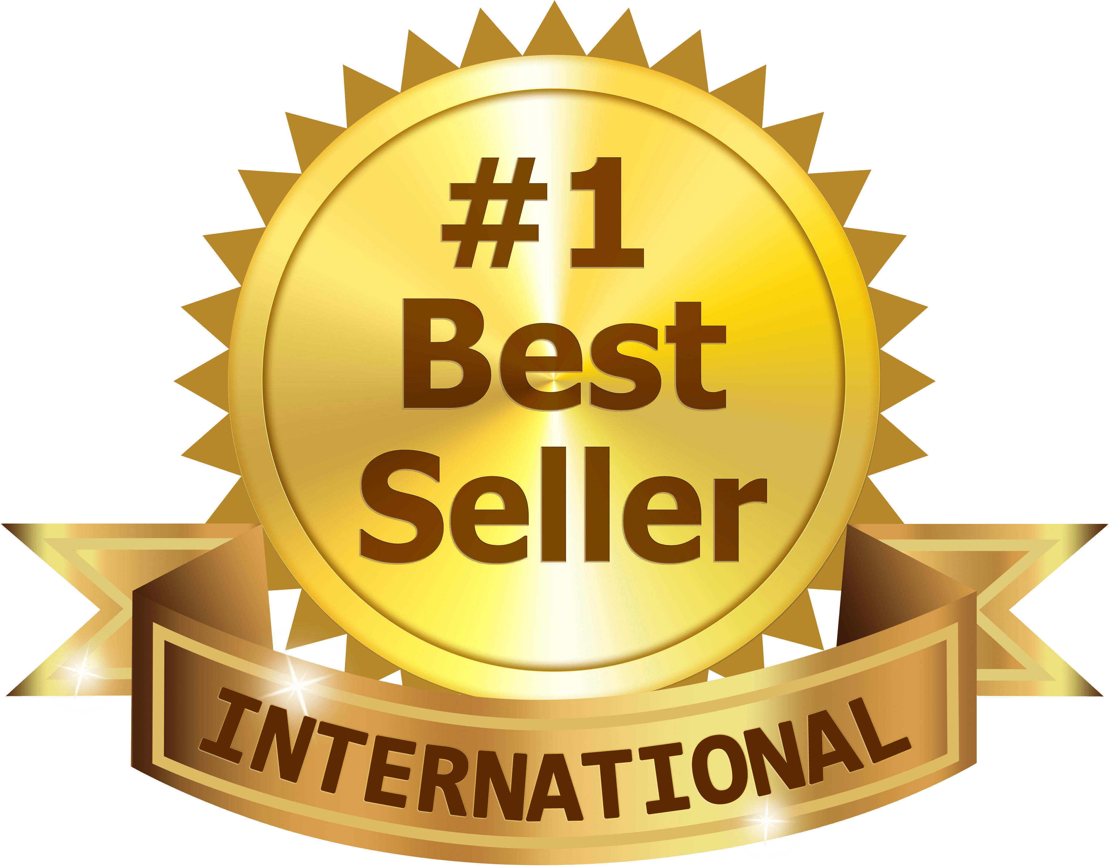 Number One International Best Seller Badge