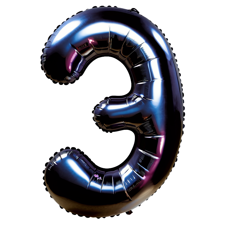 Number Shaped Balloon Png Jlv28