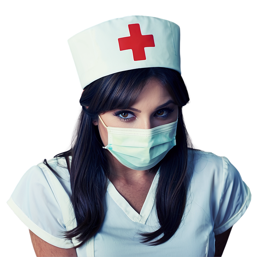 Nurse Hat With Button Png 85