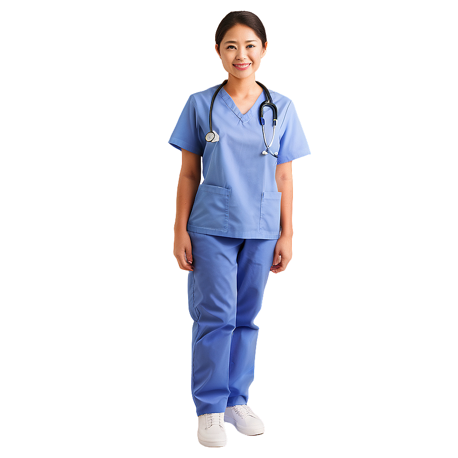 Nurse With Stethoscope Png Oif91