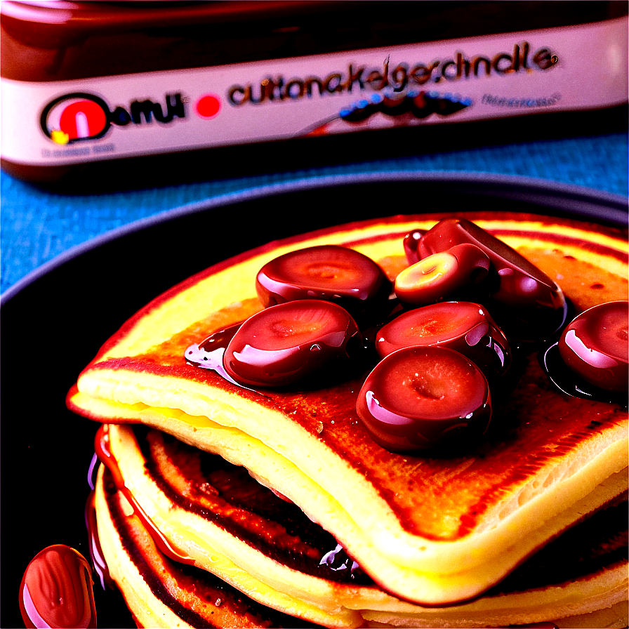 Nutella Pancakes Png Dil