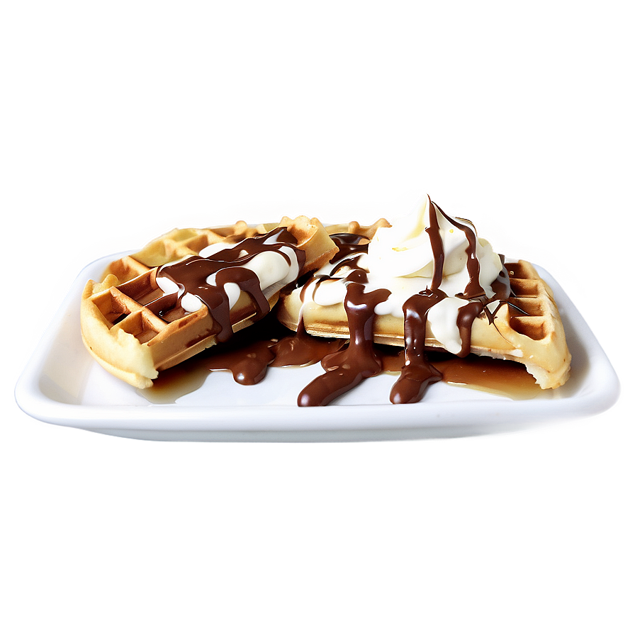 Nutella Smothered Waffle Png Biq