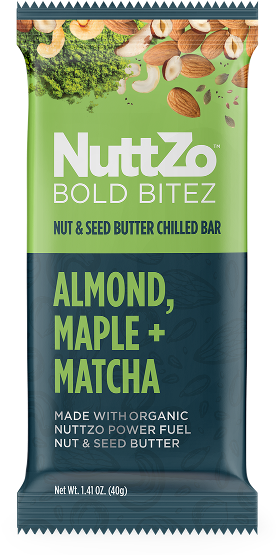 Nutt Zo Bold Bitez Almond Maple Matcha Bar