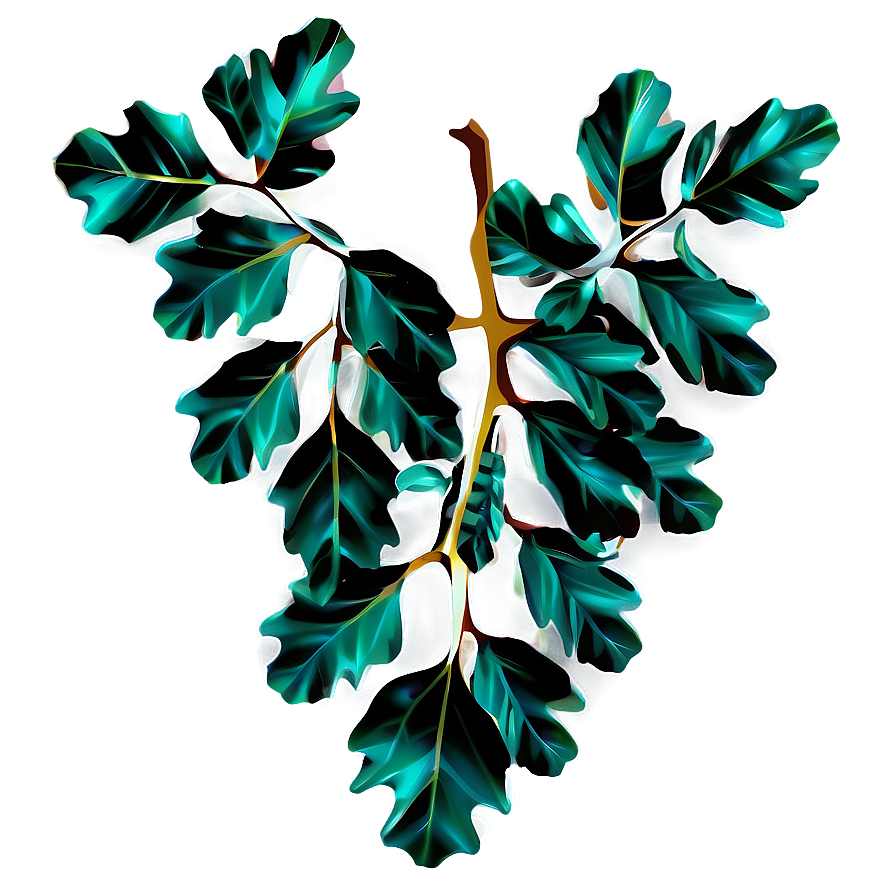 Oak Leaf Branch Png Jii