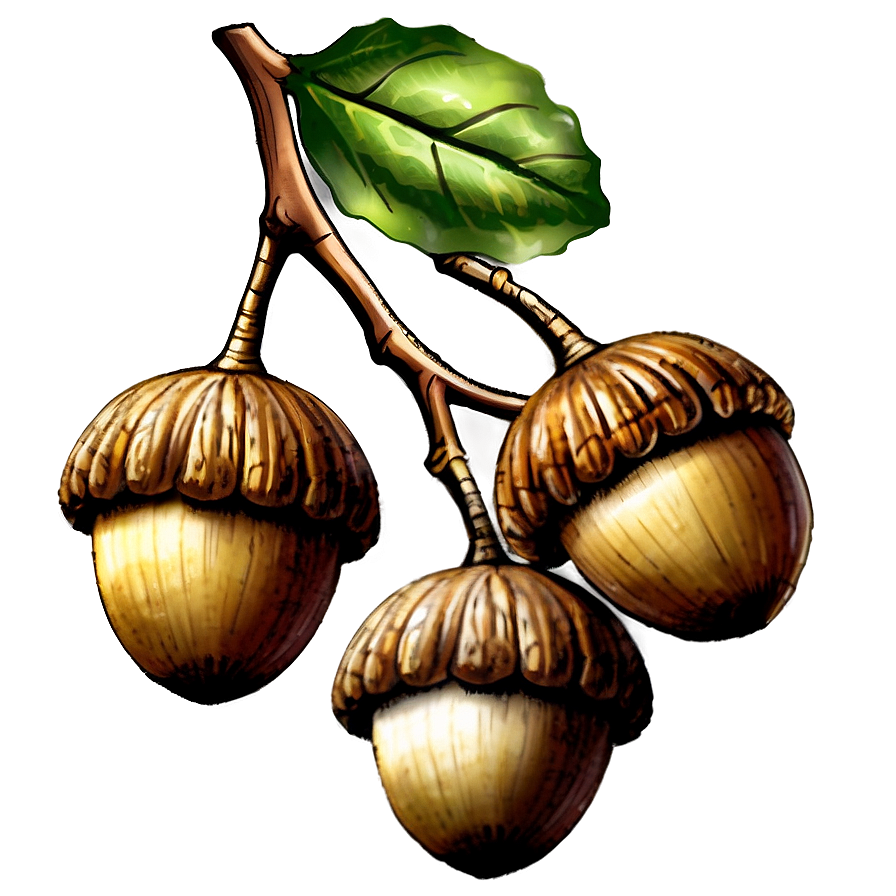 Oak Tree Acorn Png Fmp