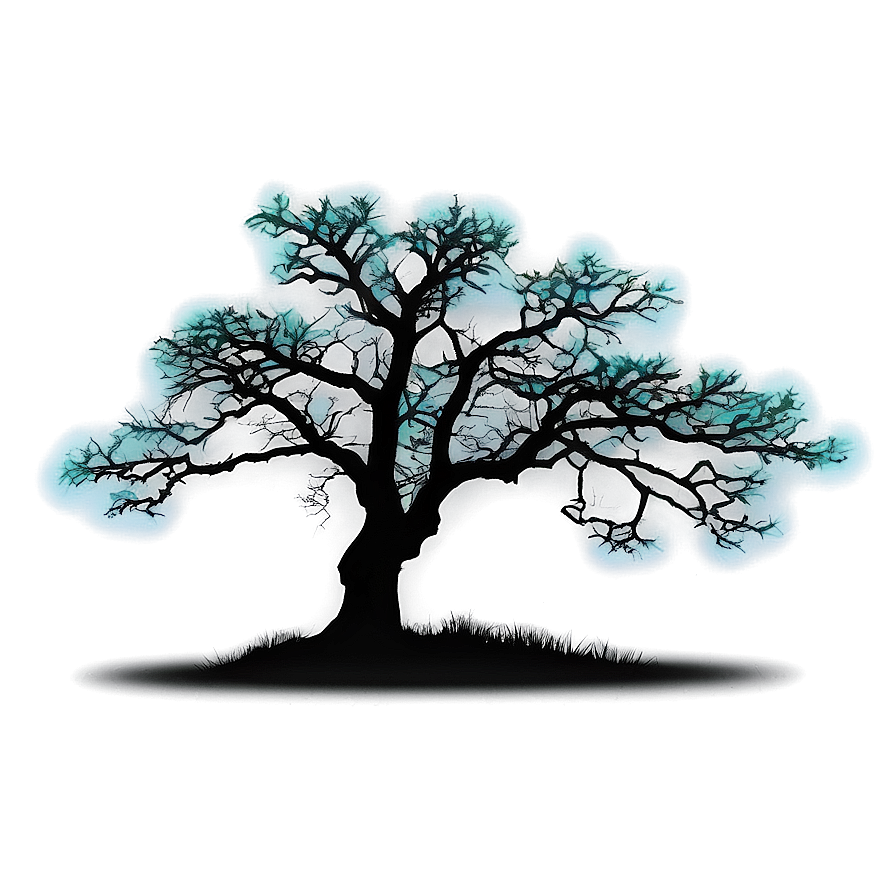 Oak Tree Moonlight Png 5