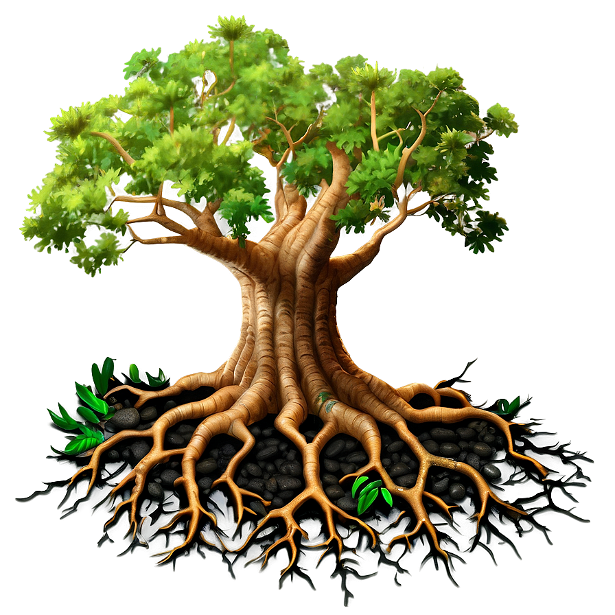 Oak Tree Root System Png Wve98