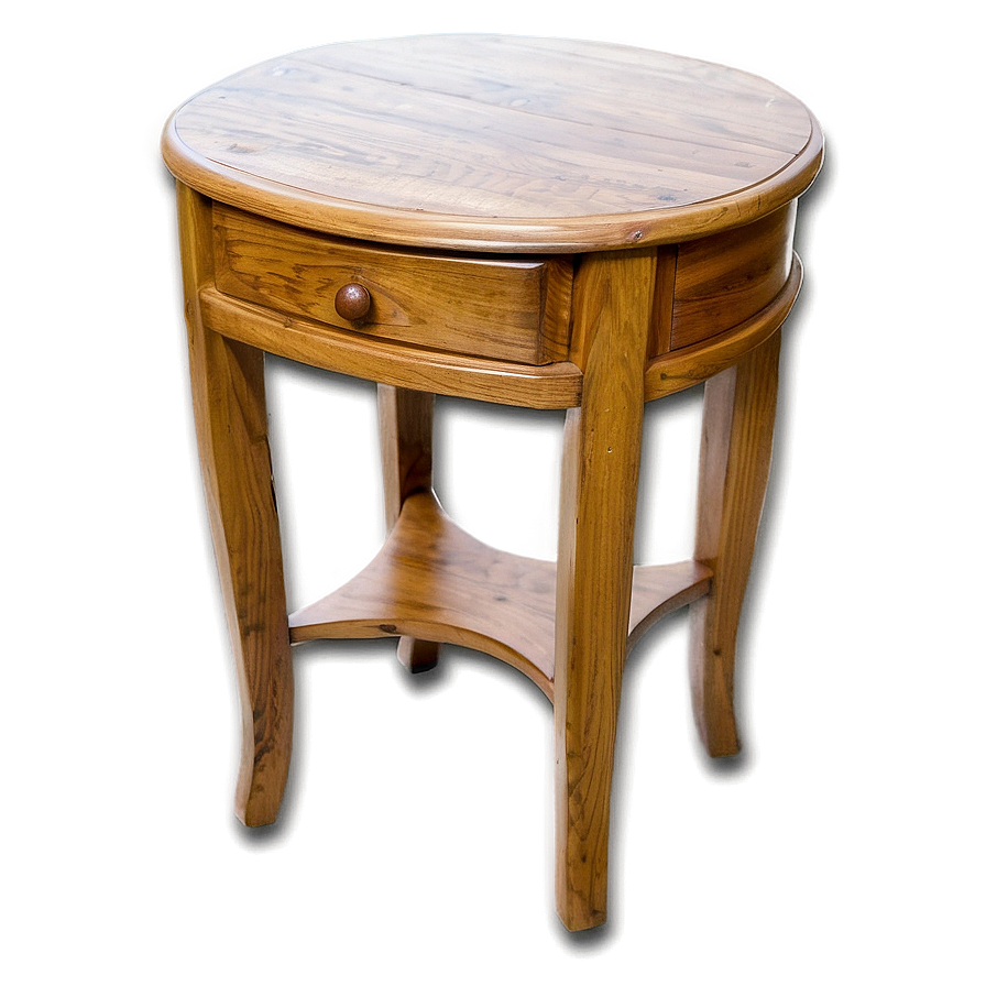 Oak Wood End Table Png Lys82