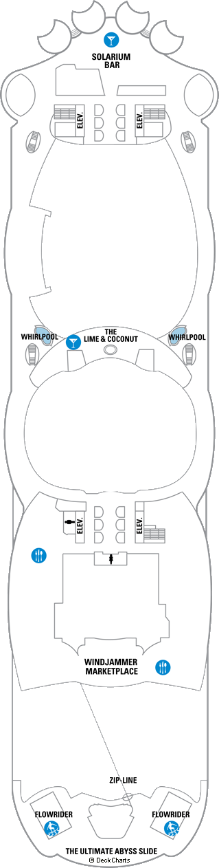 Oasis Class Ship Deck Plan