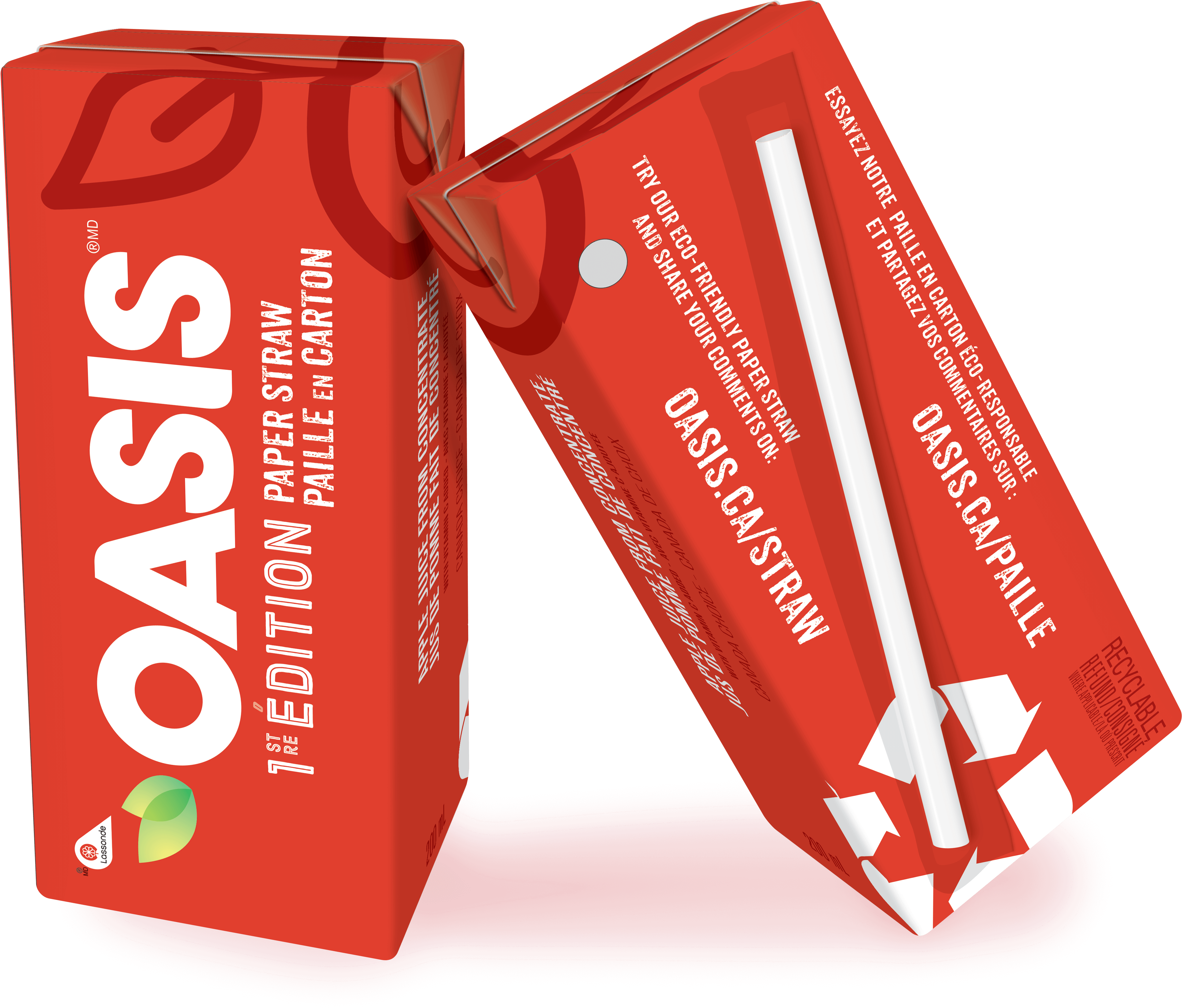 Oasis Eco Friendly Paper Straw Packaging