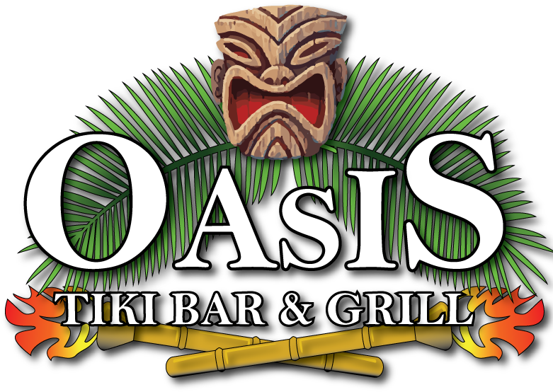 Oasis Tiki Bar Grill Logo