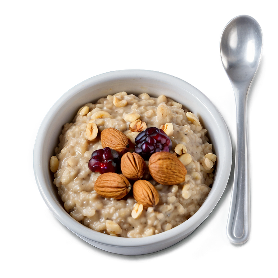 Oatmeal With Nuts Png Emv