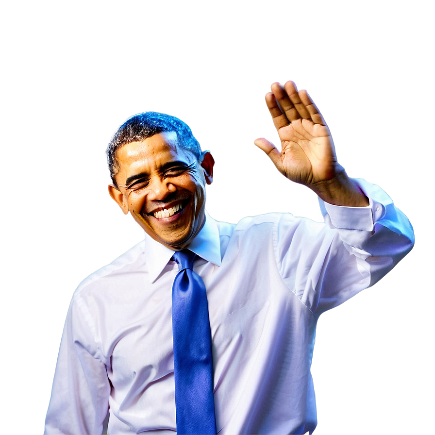 Obama Wave Png 05242024