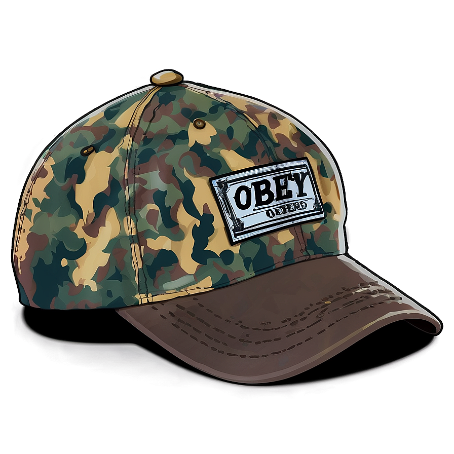 Obey Hat With Buckle Png 28