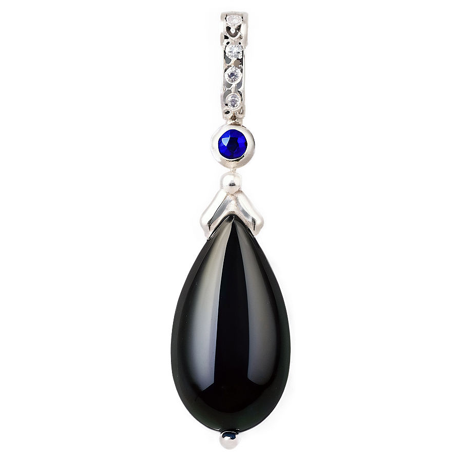 Obsidian Jewelry Pendant Png Jay