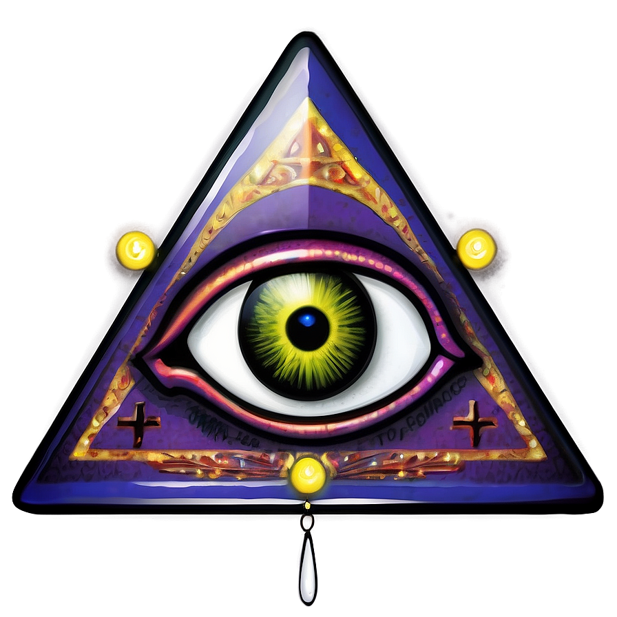 Occult All Seeing Eye Design Png Evx