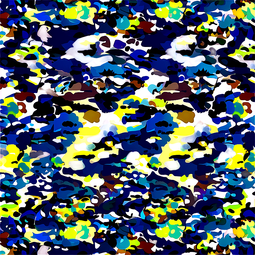 Ocean Camo Pattern Png 06242024