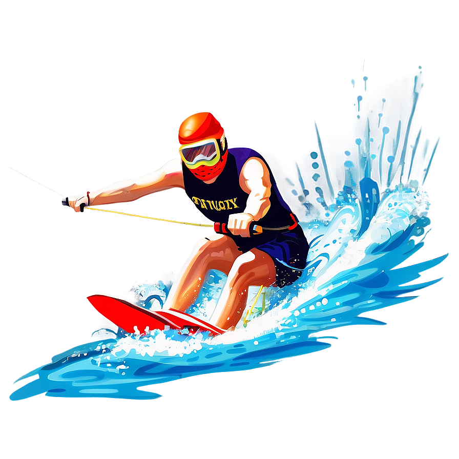 Ocean Water Skiing Png 69