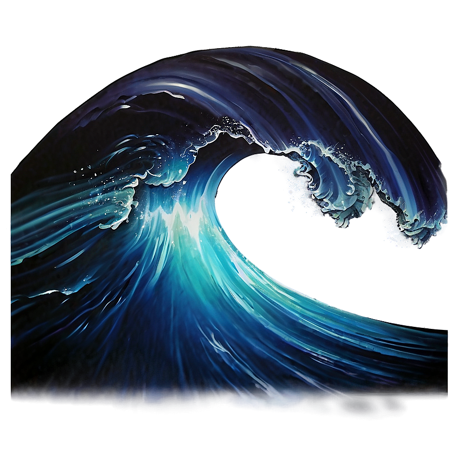 Ocean Wave Design Png Rpc91