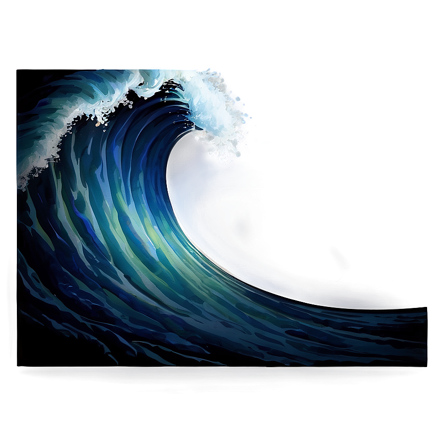 Ocean Wave Graphic Png 6