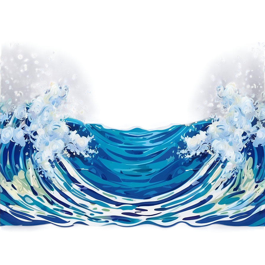 Ocean Wave Graphic Png Knq