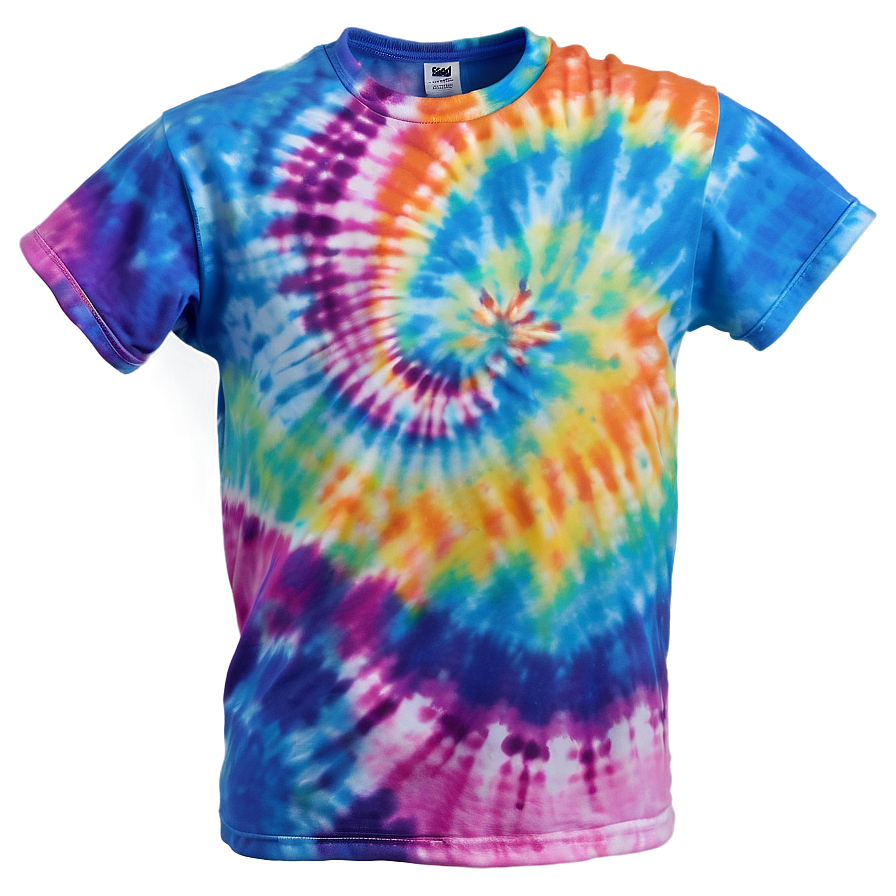 Ocean Wave Tie Dye T-shirt Png 93