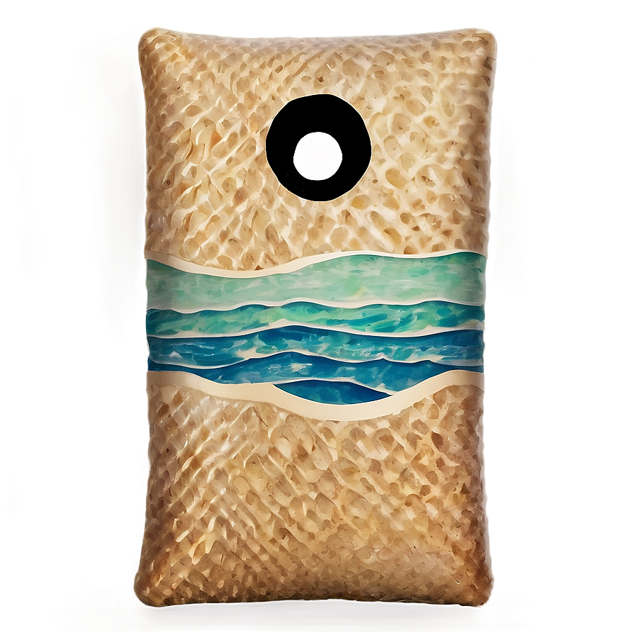 Ocean Waves Cornhole Bag Png 06292024