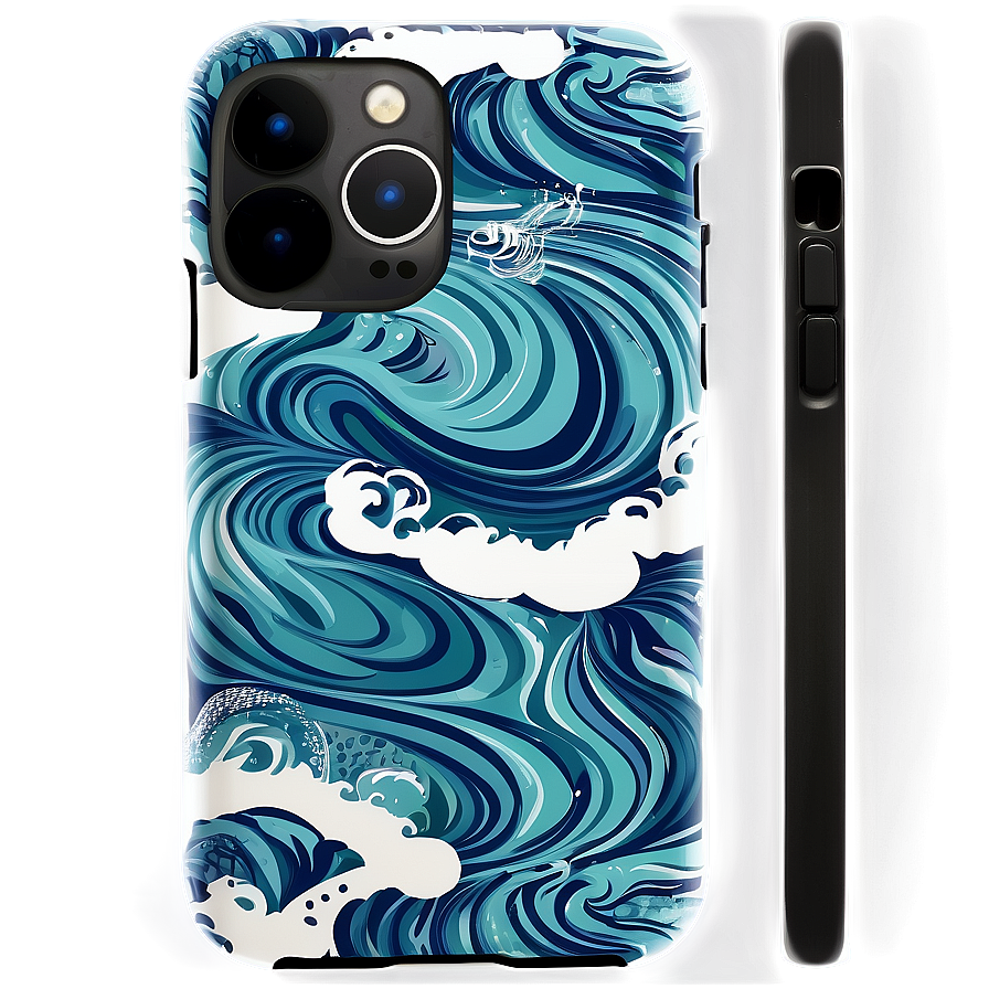 Ocean Waves Phone Case Png 06122024