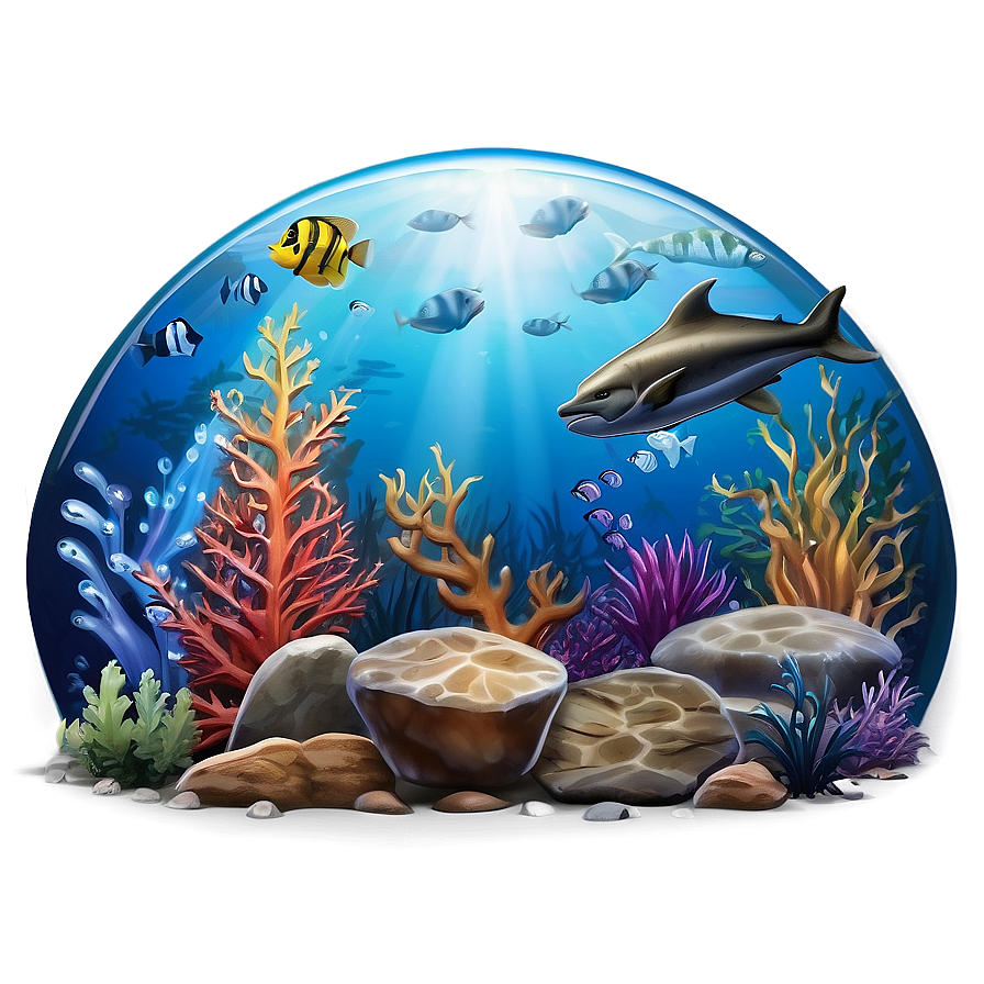 Oceanic Artistic Scene Png Fai