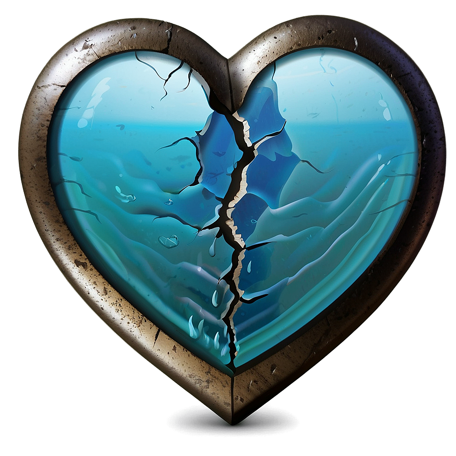 Oceanic Broken Heart Png 05212024