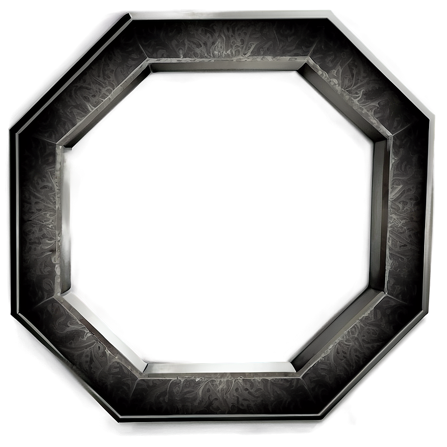 Octagon Frame Design Png 75