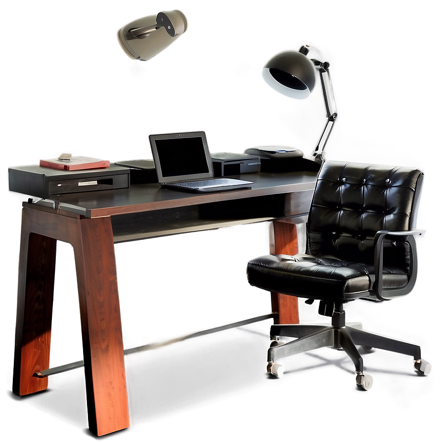 Office Desk Setup Png Gft33