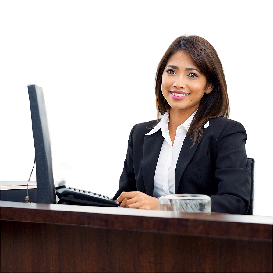 Office Receptionist Graphic Png 3