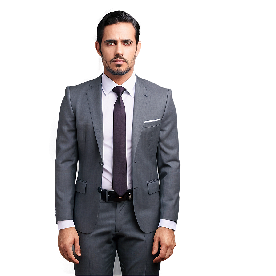 Office Suit And Simple Tie Png 06262024