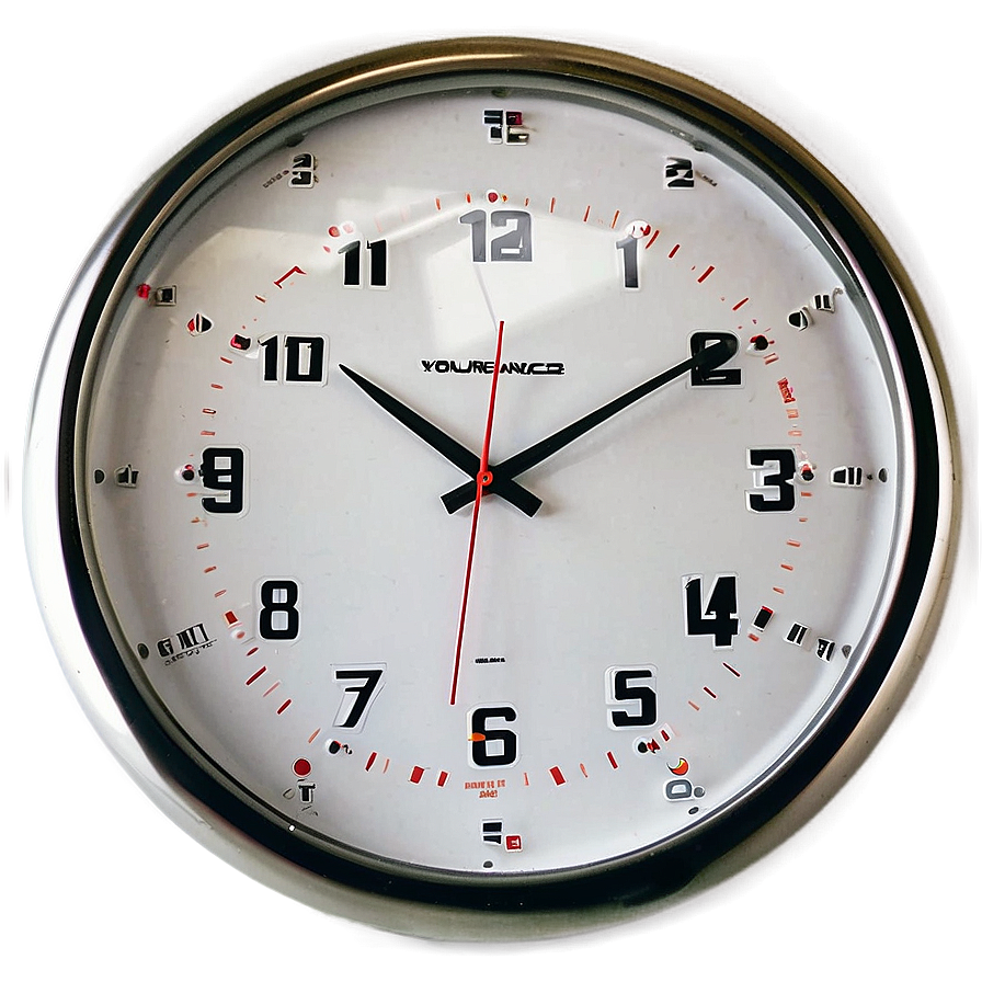 Office Wall Clock Png 06262024