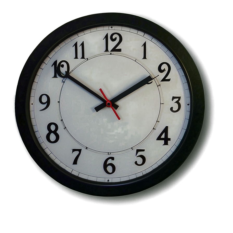 Office Wall Clock Png 06262024