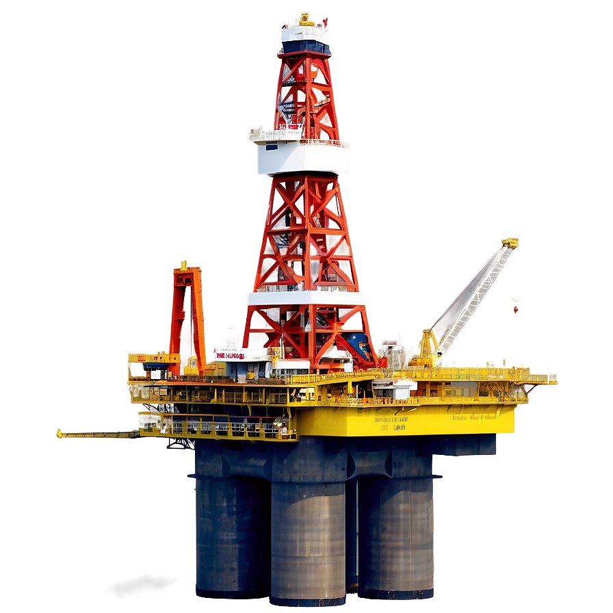 Offshore Oil Derrick Png 4