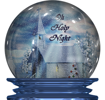 Oh Holy Night Snow Globe